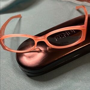 Fendi Vibrant Orange Women's Glasses